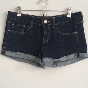 Express Sz 6 Short Jean shorts Dark Wash